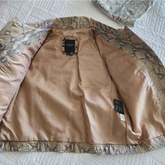 Colebrook and Co leather snake print jacket - Picture 10 of 10